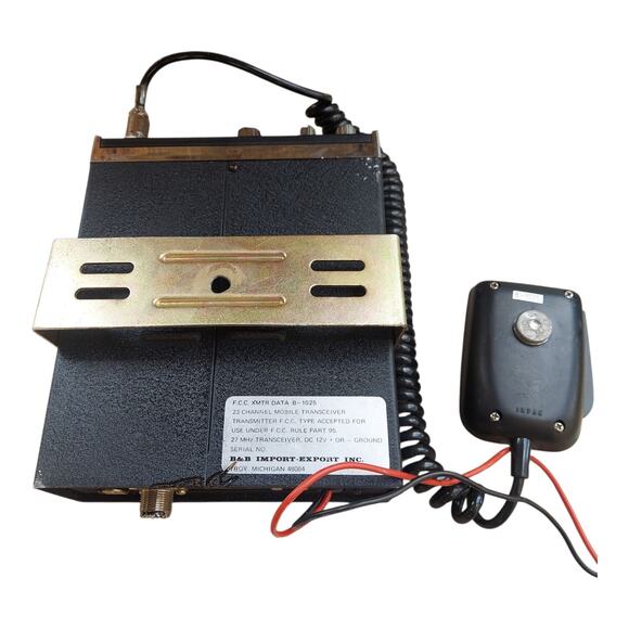 Vintage Alaron B1025 23 Channel CB Mobile Radio Transceiver With Box - Picture 3 of 10